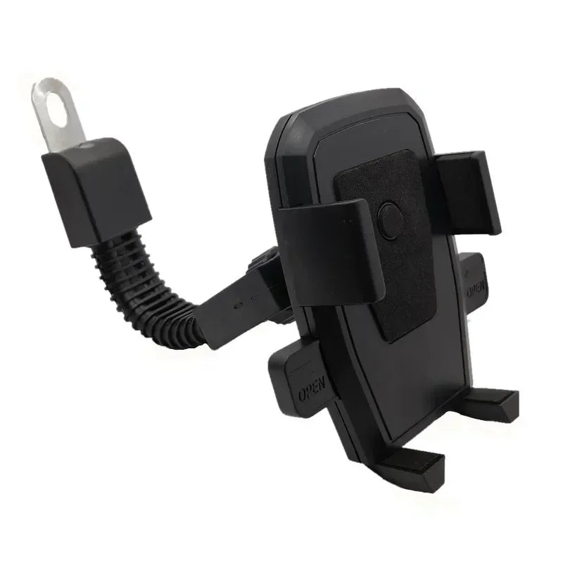 Motorcycle Car Phone Bracket – Non-Slip Rotatable Mount Phone Mount Bracket Qme