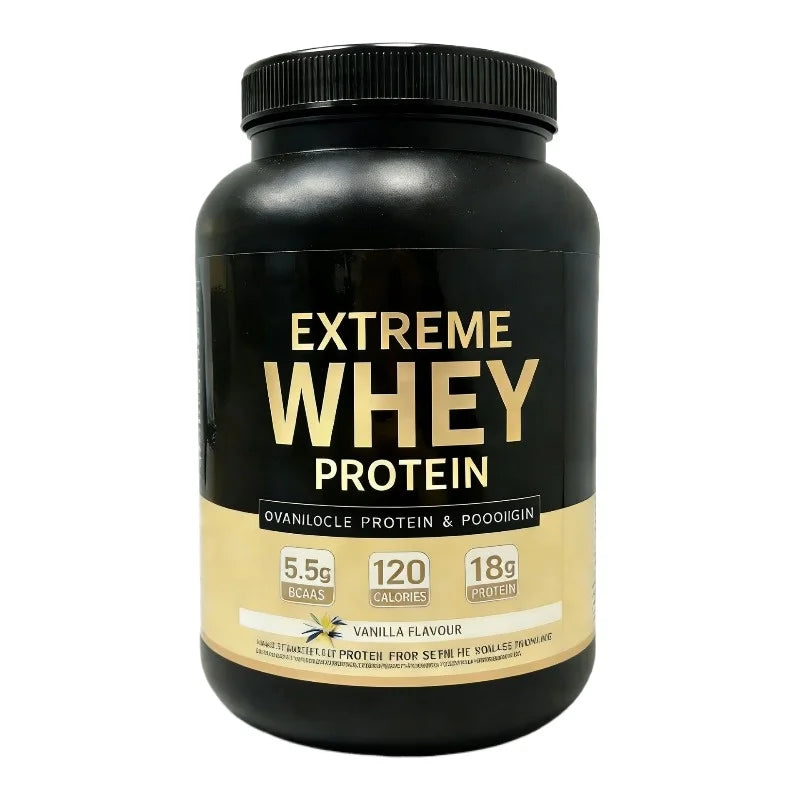 Vanilla Whey Protein Powder 2.2lb – 18g Protein, 33 Servings Whey Protein Powder Qst 1 bottle-1000g