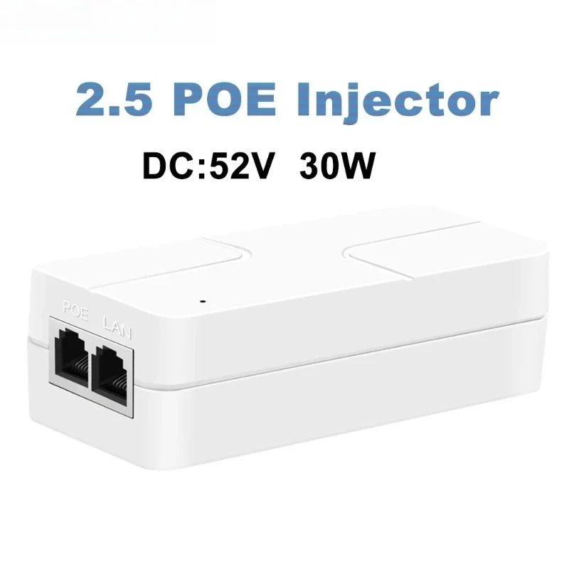 PoE Power Adapter 15W IEEE 802.3af – Switch & IP Camera PoE Power Adapter Qme 15W