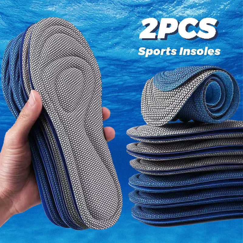 Memory Foam Shoe Insoles – Antibacterial & Deodorizing Shoe Insoles Qme