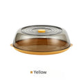 Multi-Layer Insulated Transparent Food Cover – Dust-Proof Food Cover Qme Yellow