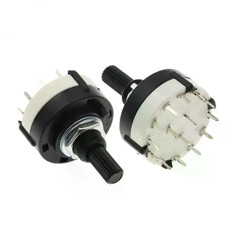 RS26 Rotary Selector Switch – 1-4 Pole, 6/12 Position Band Rotary Selector Switch Qme