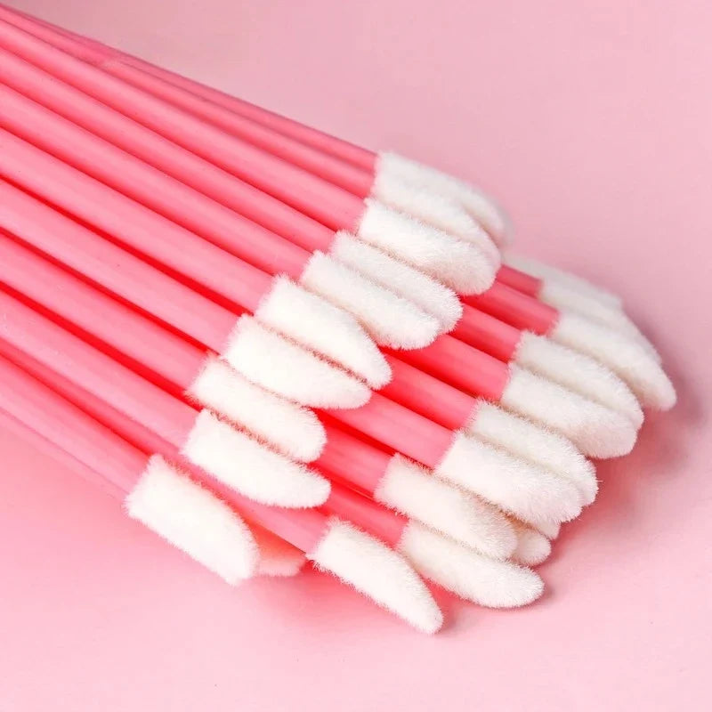 Disposable Lip Brushes – Lipstick & Gloss Wand Applicators Disposable Lip Brush Qme