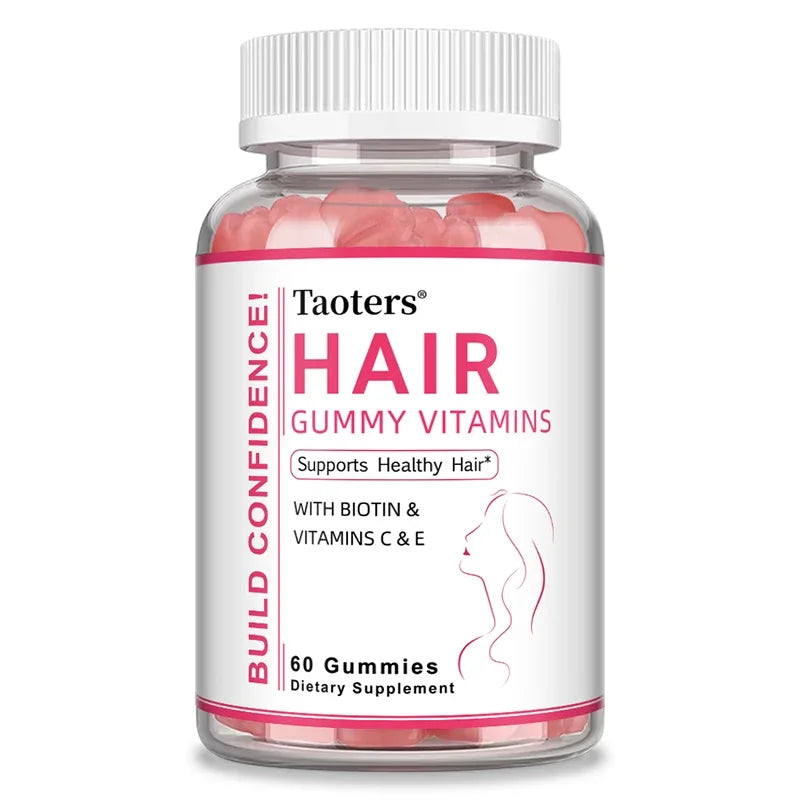 Biotin Gummies – Vegan, Non-GMO | Hair, Skin & Nails Support Biotin Supplement Gummies Qst 60 count-1 bootle