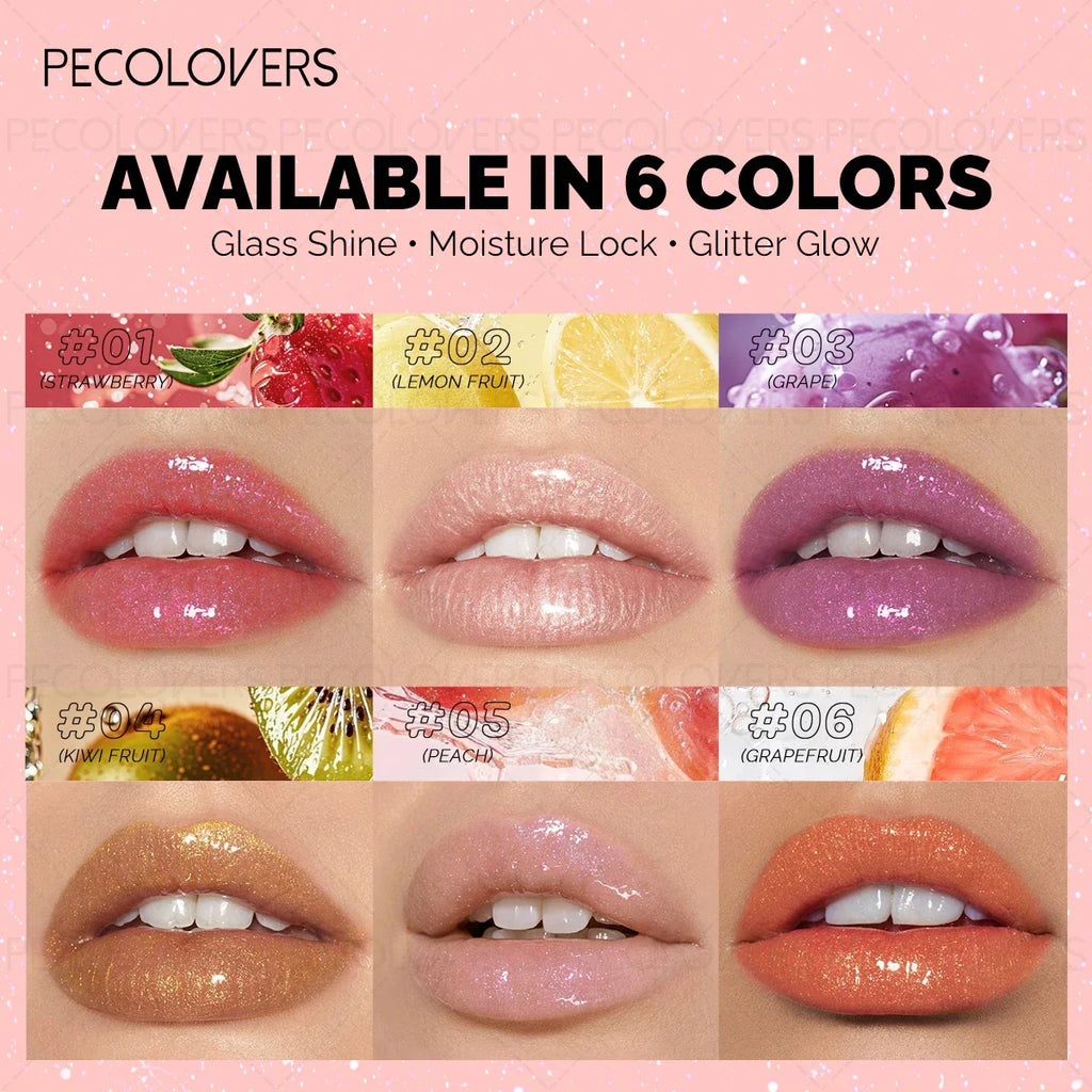 Vibrant Colors Lip Glaze Gloss – Moisturizing Long-Lasting Balm Lip Glaze Gloss Qme