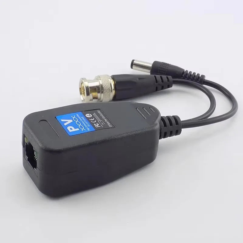 ESCAM 5-Pair Passive BNC Video Balun Transceiver for CCTV Video Balun Transceiver Qme