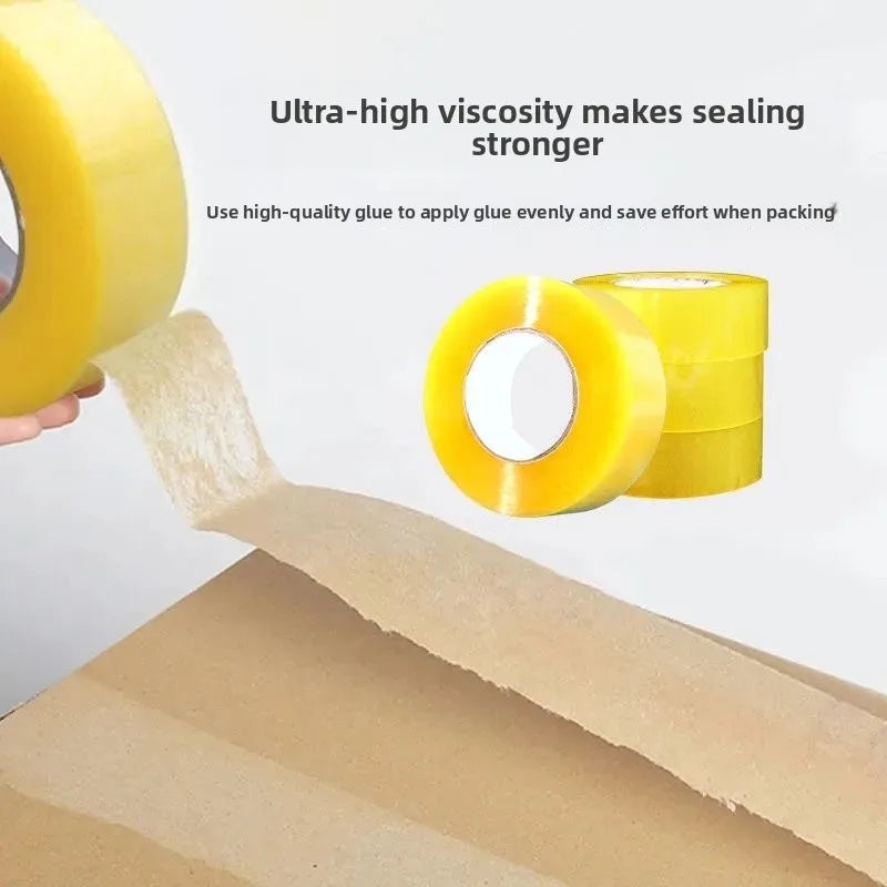 Clear Packing Tape 70M Strong Adhesive Box & Carton Sealing Packing Tape Qme