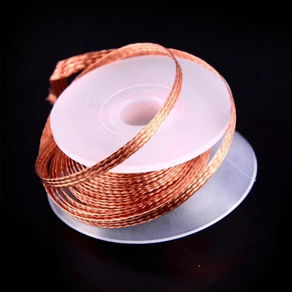 Desoldering Braid Wick – Copper Solder Remover Wire 13 Sizes Desoldering Braid Wick Qme
