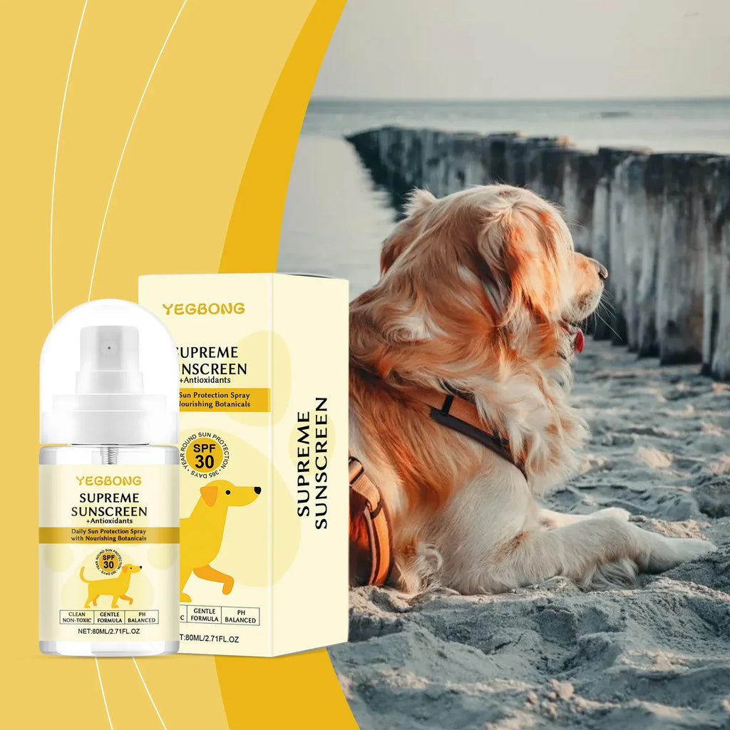 Dog Sunscreen Spray – UV Protection for Pets | Gentle Formula Pet Sunscreen Spray Qme