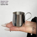 Mini Stainless Steel Milk Frothing Jug – Latte Art Pitcher Milk Frothing Pitcher Qme 2