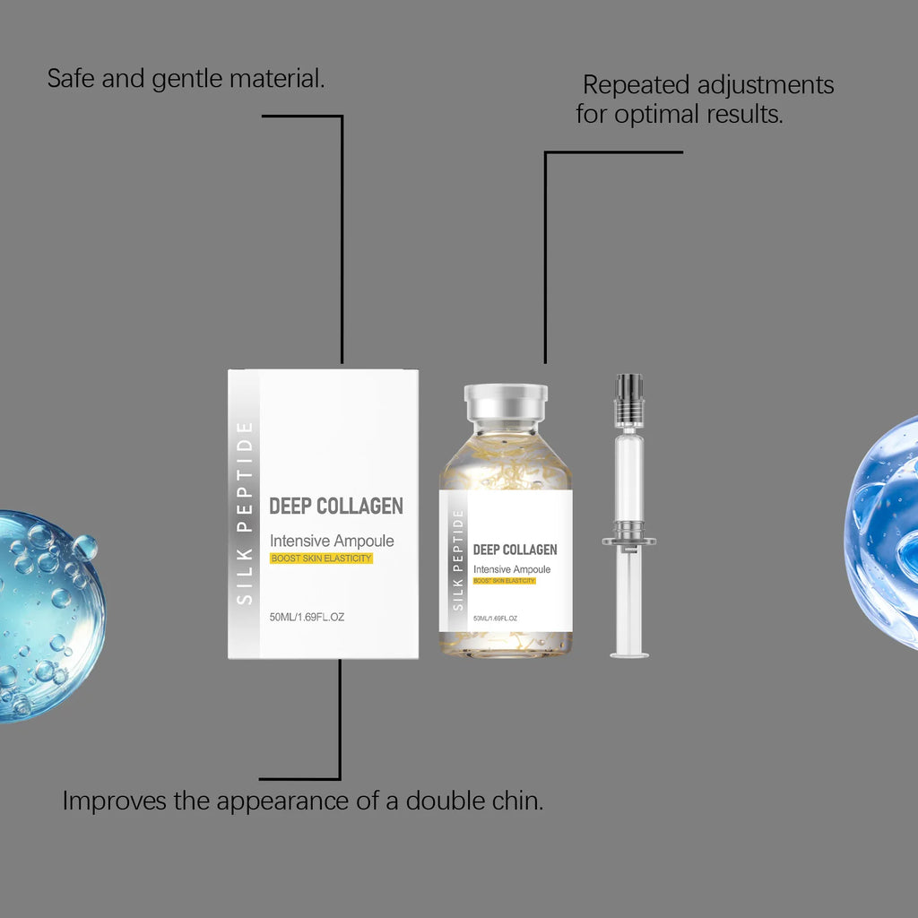 Korean Silk Peptide Collagen Lifting Face Serum Ampoule 50ml Face Serum Qst