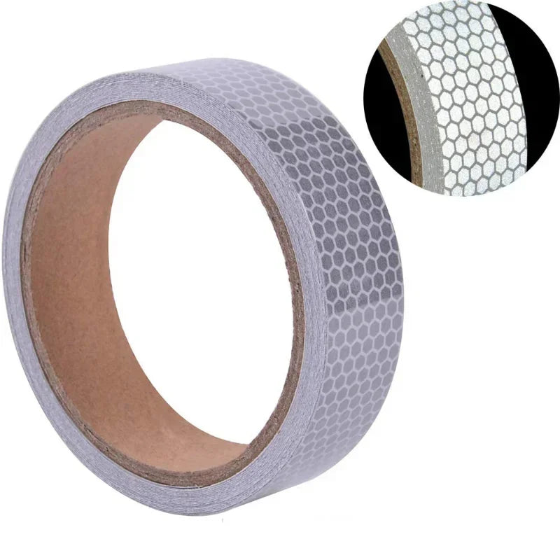 Self Adhesive Reflective Warning Tape Stickers – Cars & Motorcycles Reflective Safety Tape Qme