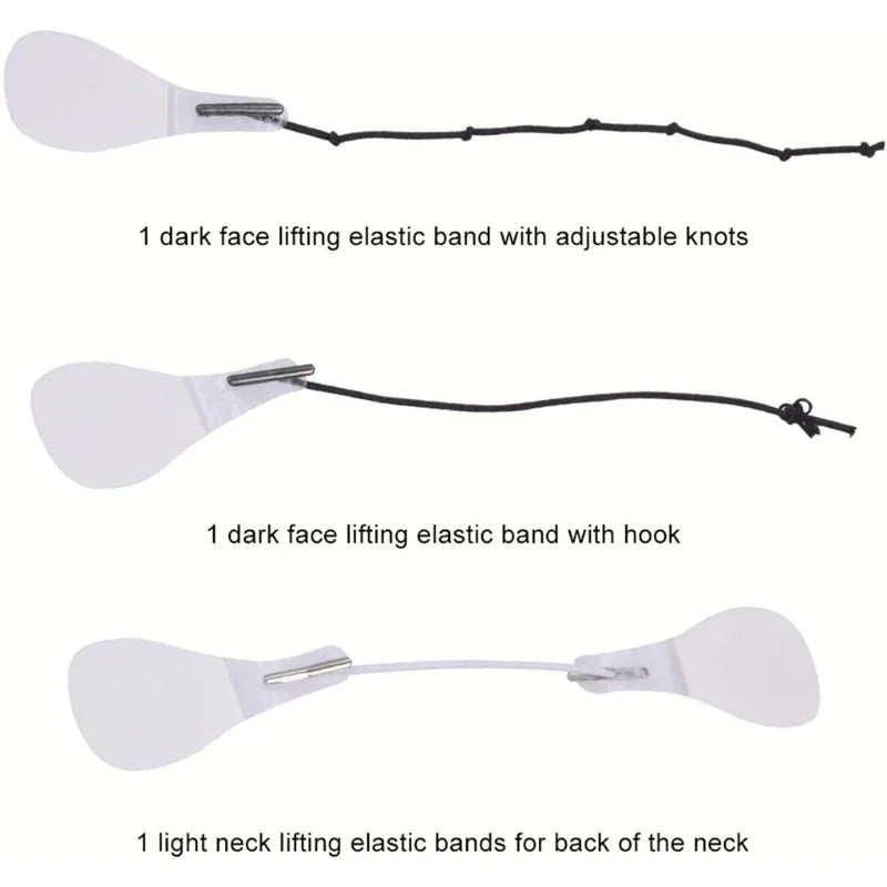 Invisible Face Lift Stickers – Neck, Eye & Chin V-Shape Tape Face Lift Patches Qme