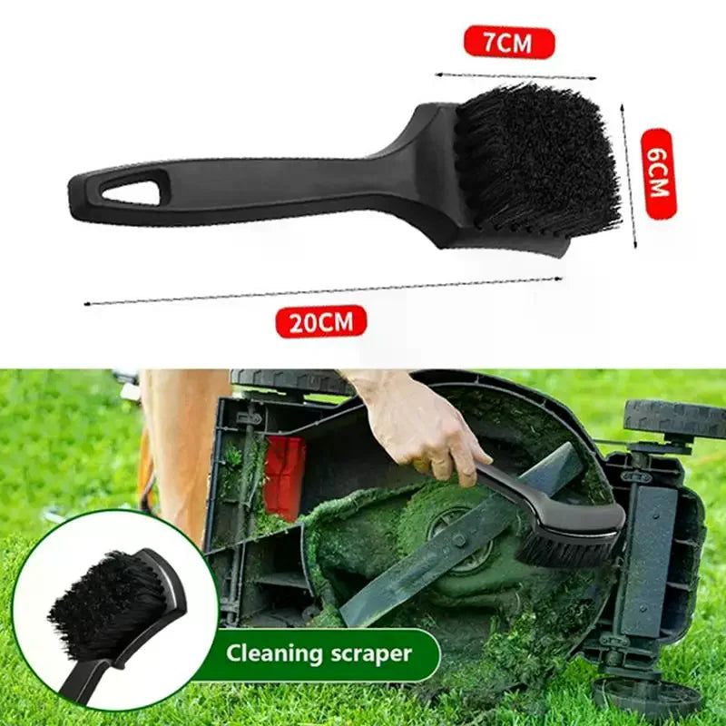 Lawn Mower Scraper Brush Cleaning Tools – 2 Piece Set Lawn Mower Brush Qme