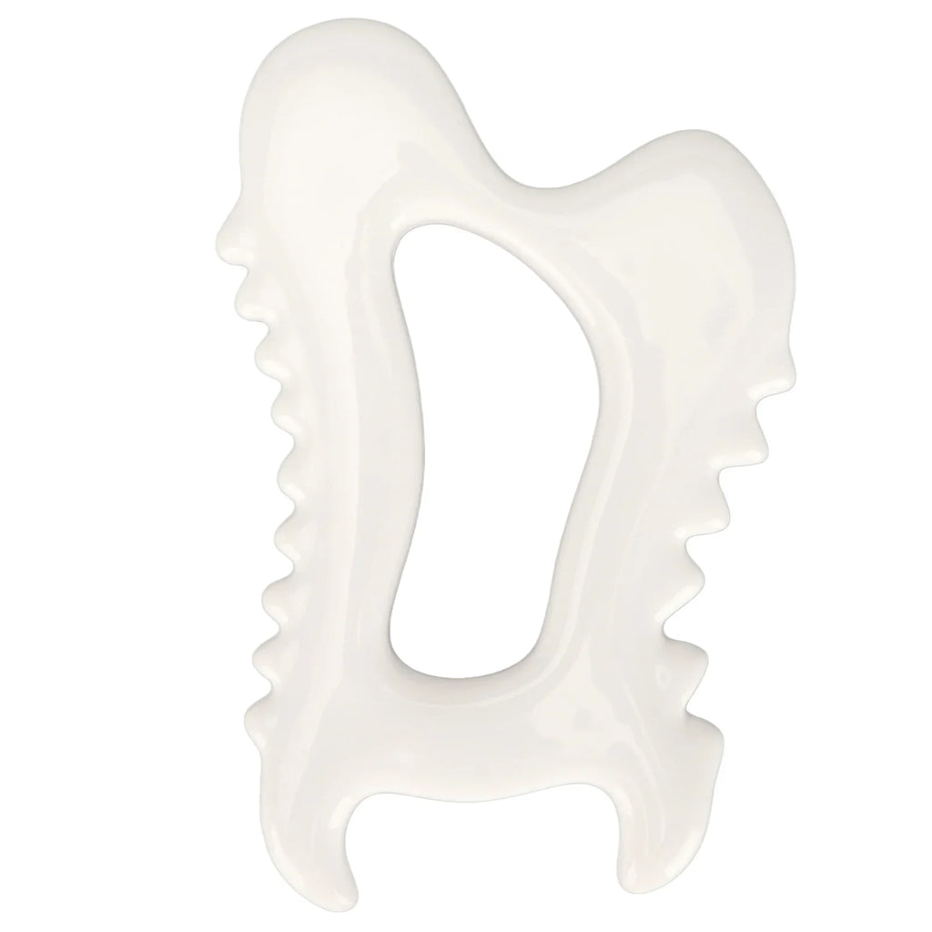 Ceramic Gua Sha Scraping Massage Tool – Antistatic & Thermal Gua Sha Massage Tool Qme Default Title