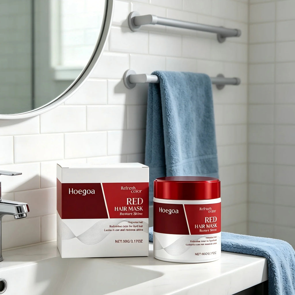 Hoegoa Color Depositing Hair Mask – Red, Blue & Brown 90g Color Depositing Hair Mask Qst