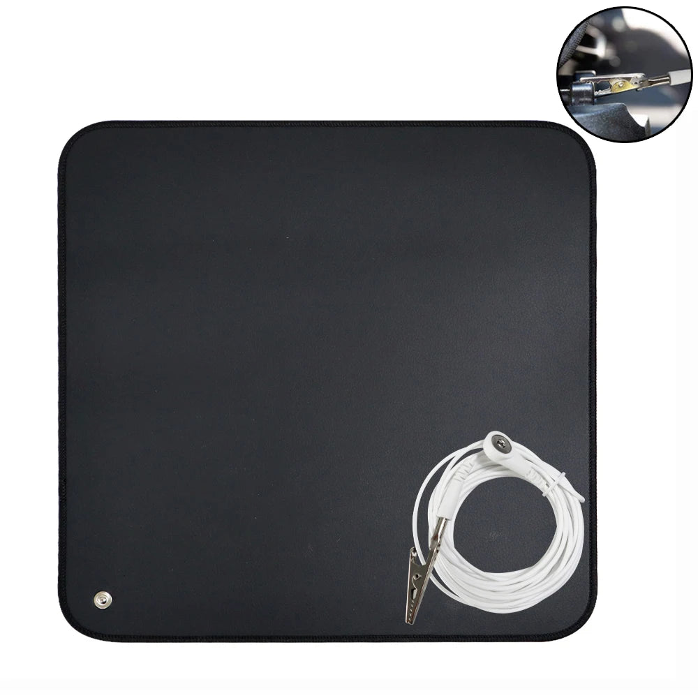 Carbon Fiber Car Grounding Seat Pad – Static Neutralizer Car Grounding Pad Qst