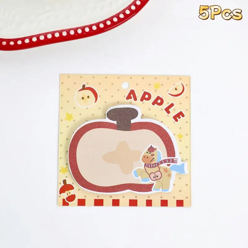 Cute Pony Sticky Notes – Cartoon Memo Pads 5–10 Books Novelty Sticky Notes Qme A3