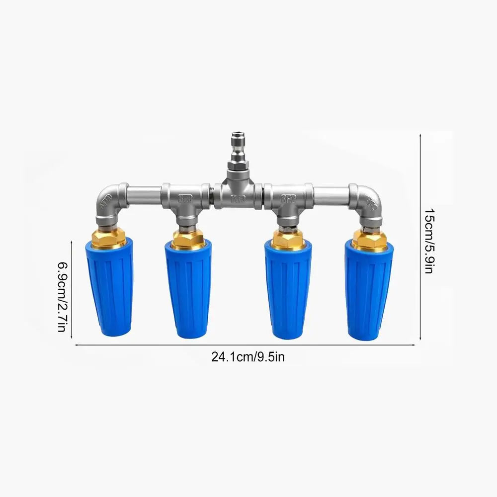 Ergonomic Stainless Steel Quick-Connect Pressure Hose Nozzle Pressure Hose Nozzle Qme copper China Mainland