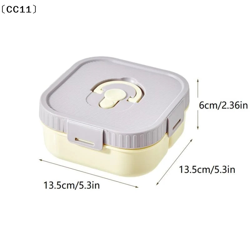 Portable Compartment Lunch Box – Microwave Safe Bento Container Compartment Lunch Box Qme