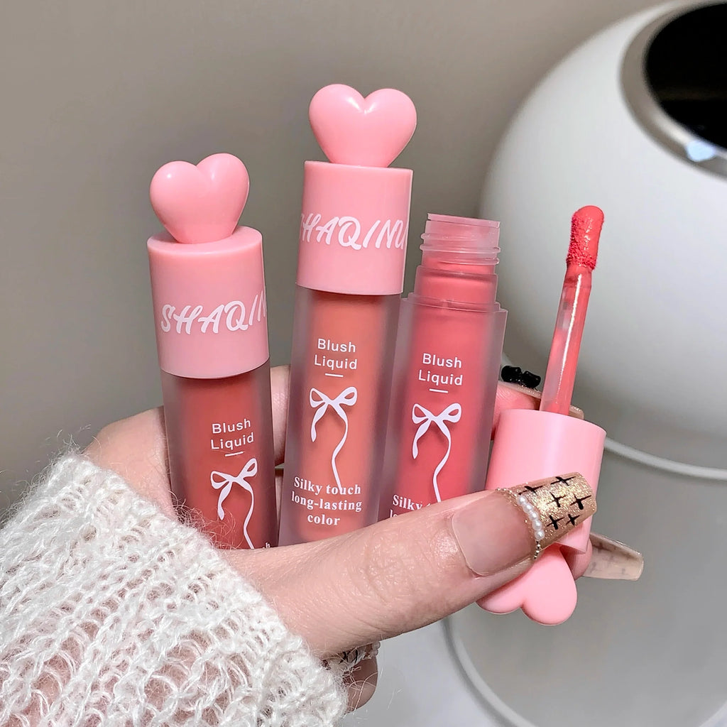 SHAQINUO Liquid Blush Natural Glow Sponge Brush – 6 Shades Liquid Blush Qme