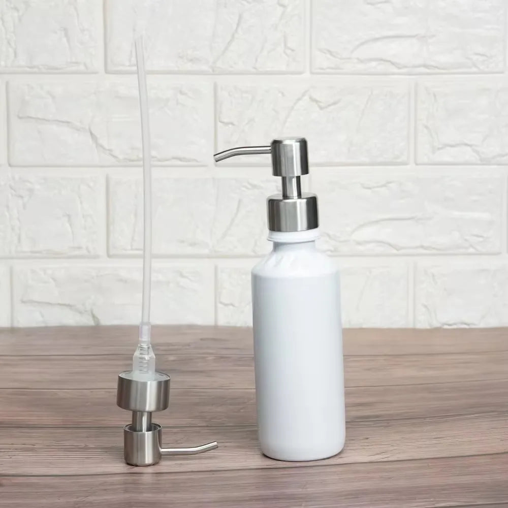 304 Stainless Steel Soap Pump Dispenser Head Nozzle Soap Pump Dispenser Head Qme
