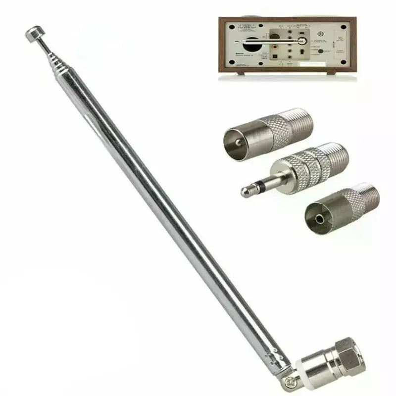 FM Radio Antenna Rod Adapter for AV Stereo Receiver Amplifier FM Antenna Adapter Qme
