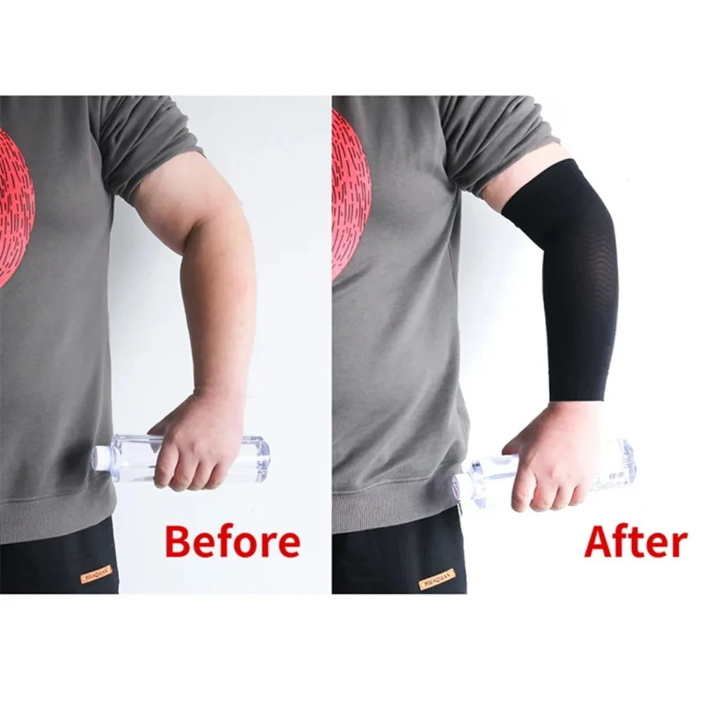 Women's Arm Shaper Compression Sleeves & Leg Warmers Compression Arm Sleeves Qme