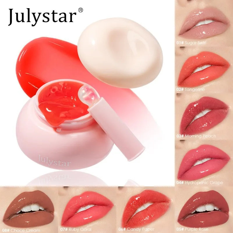 Qme Moisturizing Solid Lip Jelly Tinted Cheek Balm – 8 Shades Tinted Lip Balm Qme