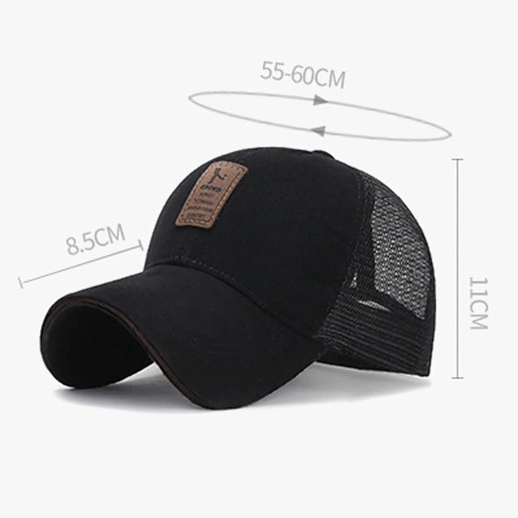Quick Dry Mesh Baseball Cap – Breathable Sun Protection Hat Baseball Cap Qme