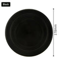 Interactive Silicone Flying Disc Toy for Dogs & Cats Pet Flying Disc Toy Qme Black