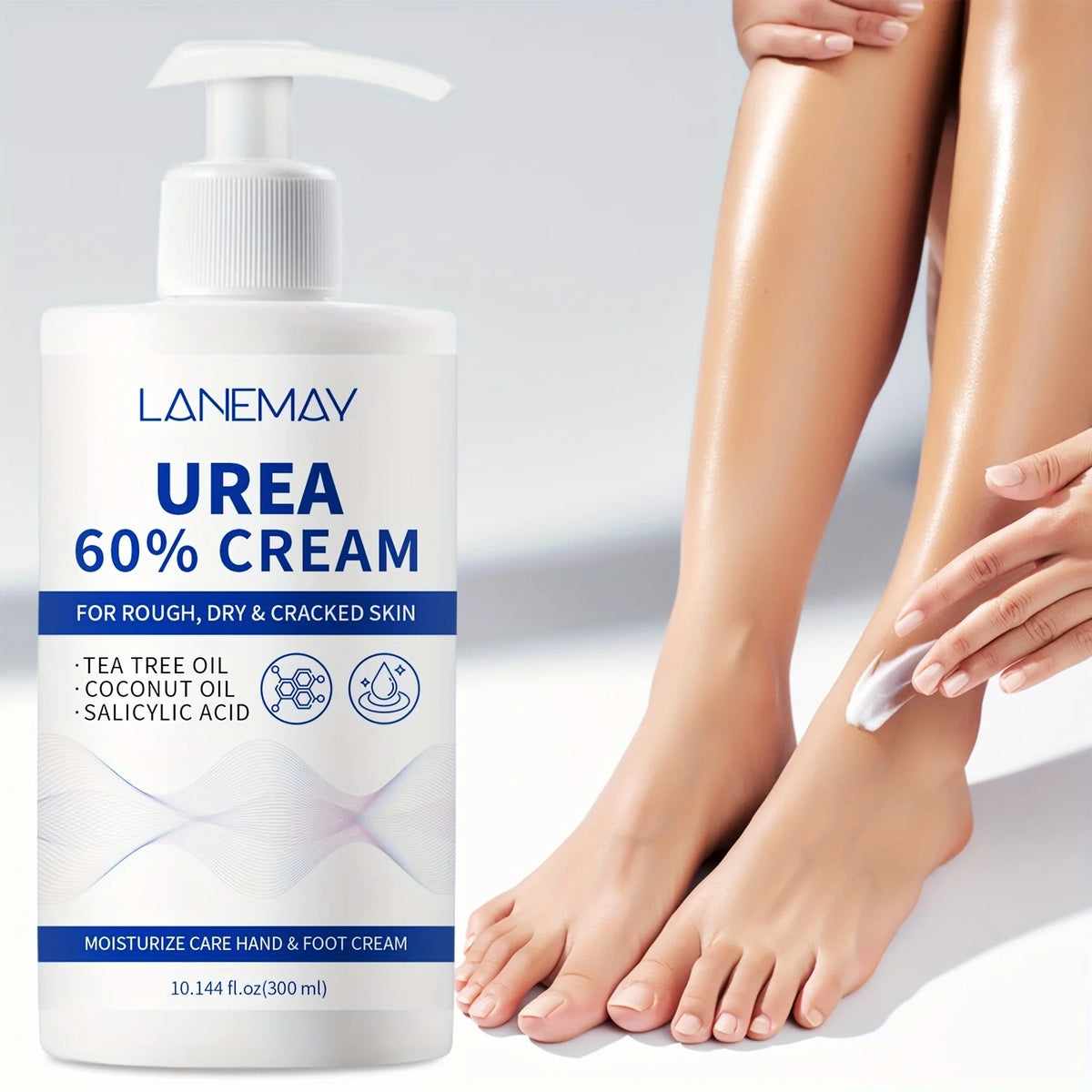 Urea 60% Cream for Hands & Feet – Tea Tree & Salicylic Acid Hand & Foot Cream Qst