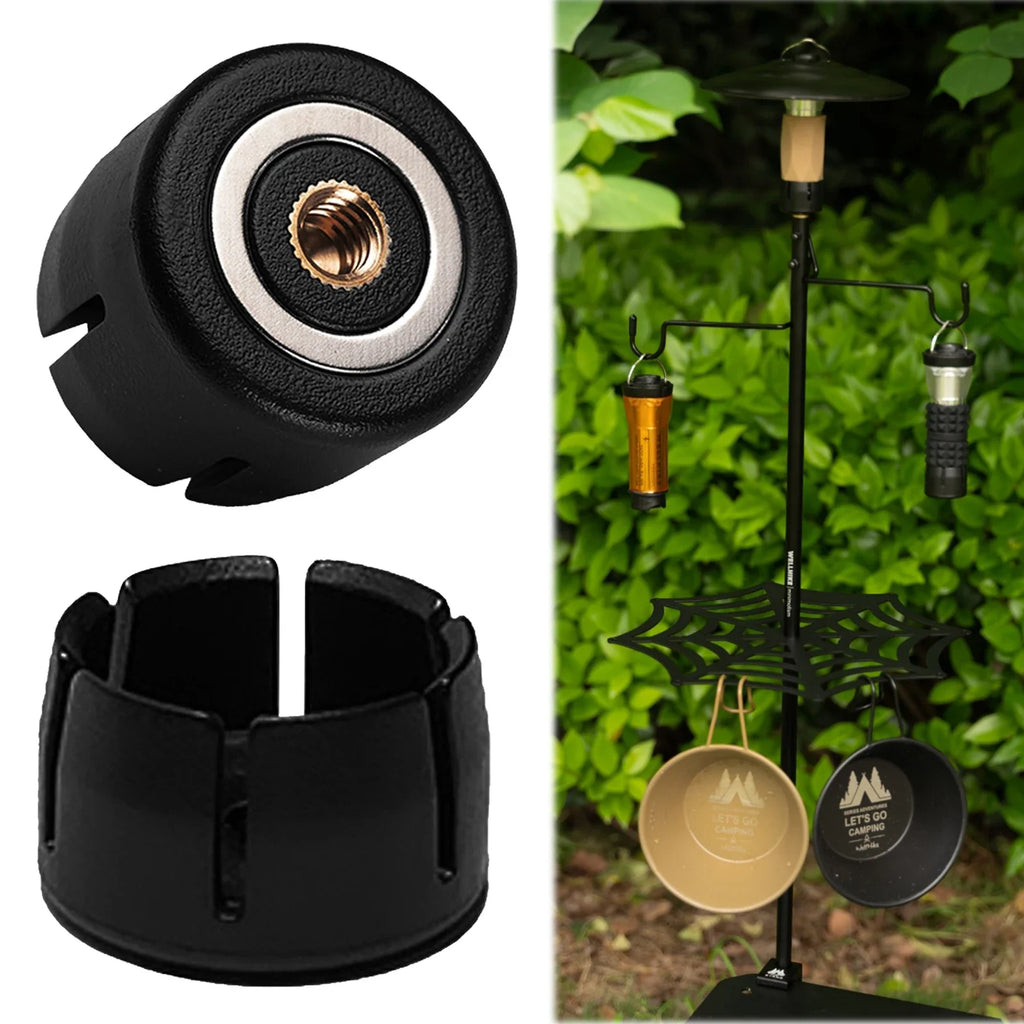Magnetic Lantern Base Adapter | Portable Flashlight Holder Lantern Base Adapter Qme
