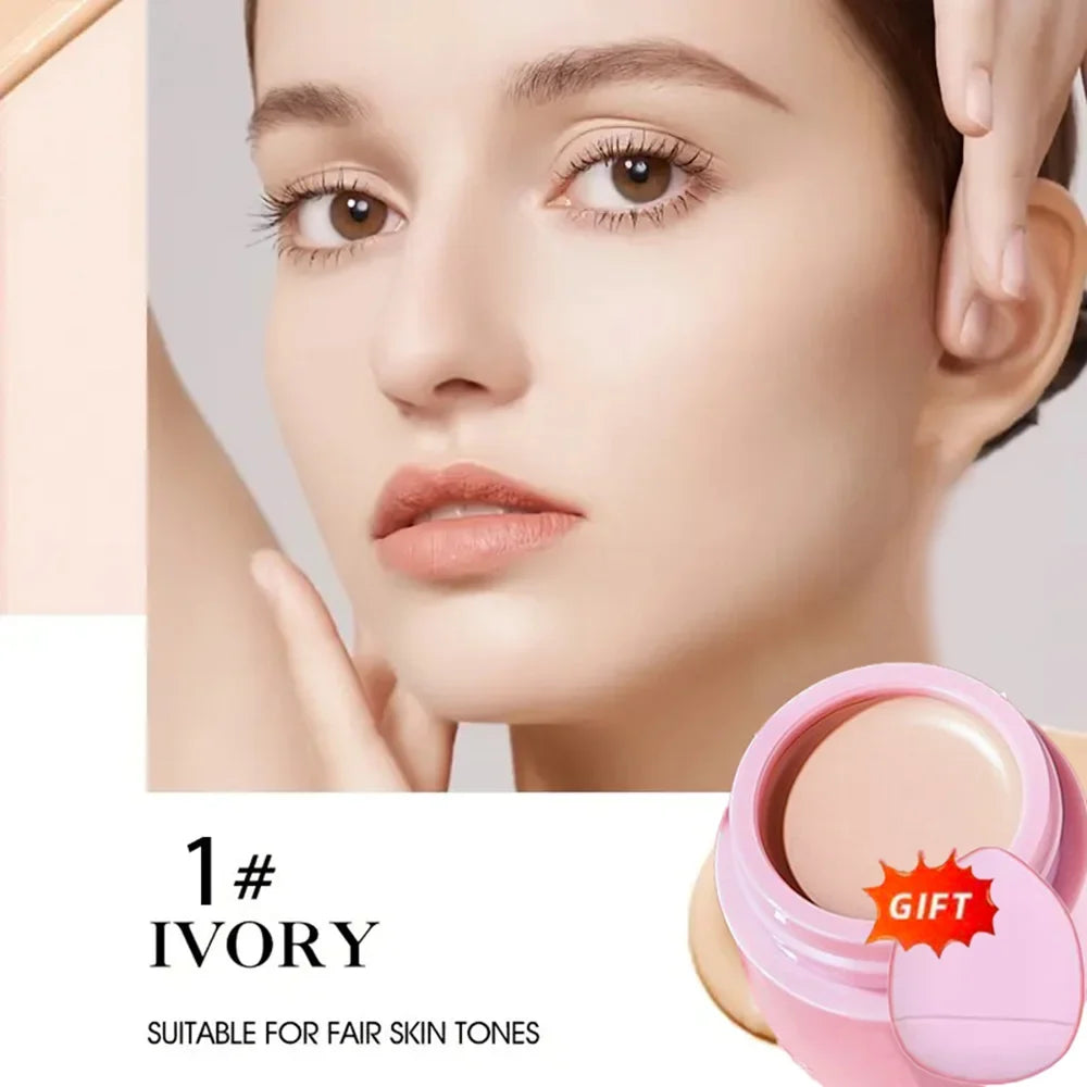 Full Coverage Waterproof Concealer Cream | 8 Shades | Qme Concealer Cream Qme 01 ivory