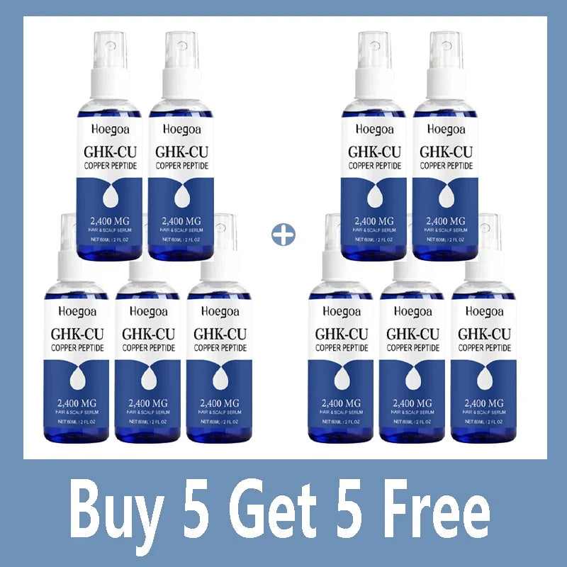 GHK-Cu Copper Peptide Scalp Serum Moisturizer Spray | Qme Scalp Serum Spray Qme Buy 5 Get 5 Free