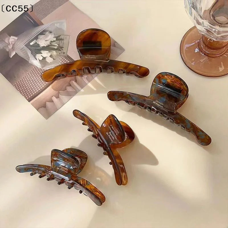 Elegant Acetate Hair Claw Clip – Vintage Women's Hair Accessory Hair Claw Clip Qst