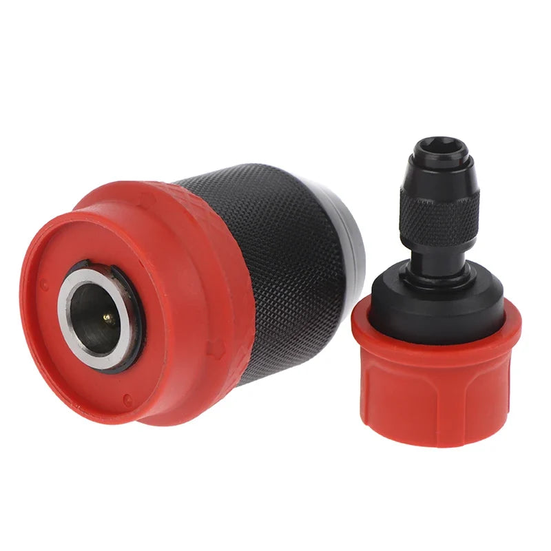 Quick-Release Drill Chuck for 6.35mm Hex Bits | Corded & Cordless Drill Chuck Adapter Qme