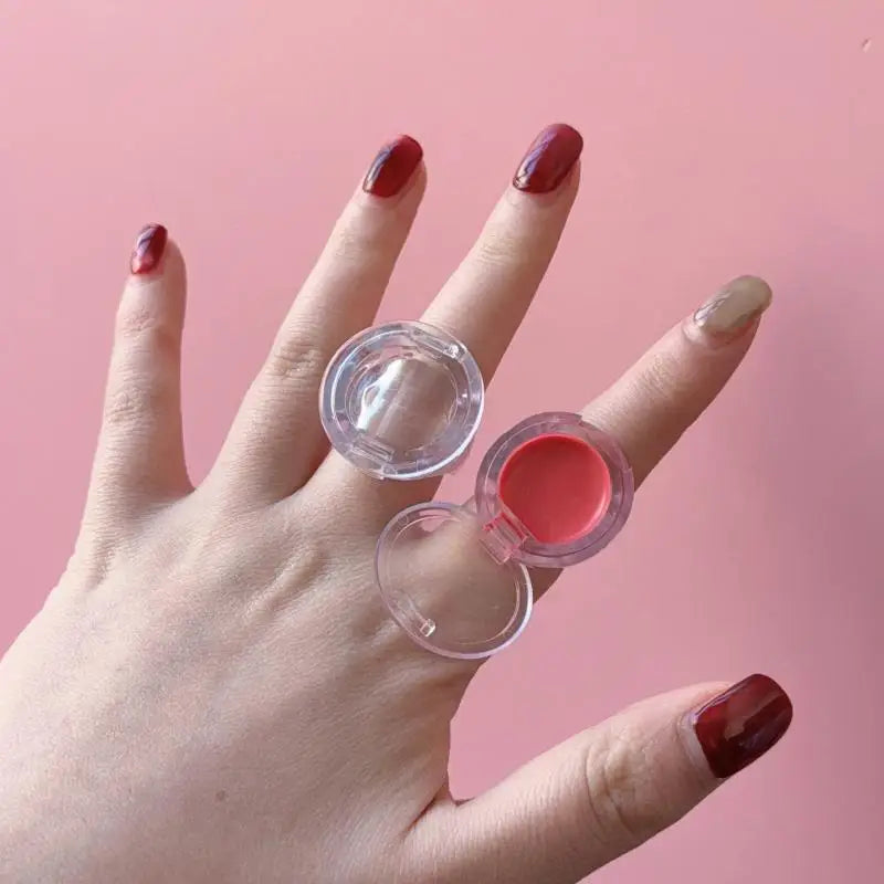 3.5g Ring-Shaped Empty Lip Balm & Scrub Cosmetic Jars Cosmetic Jar Qst