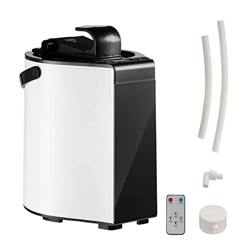 3L Portable Sauna Steam Generator – Remote Control Spa Machine Sauna Steam Generator Qst White