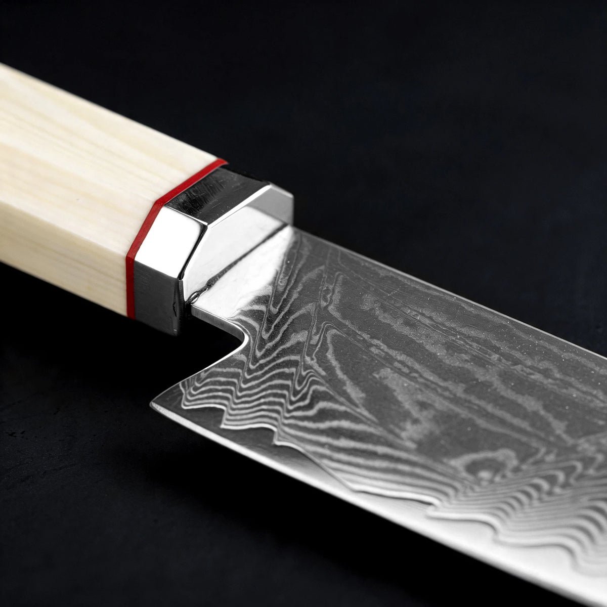 XITUO 6" Kiritsuke Damascus Steel Chef Knife – Ivory Handle Damascus Kitchen Knife Qst