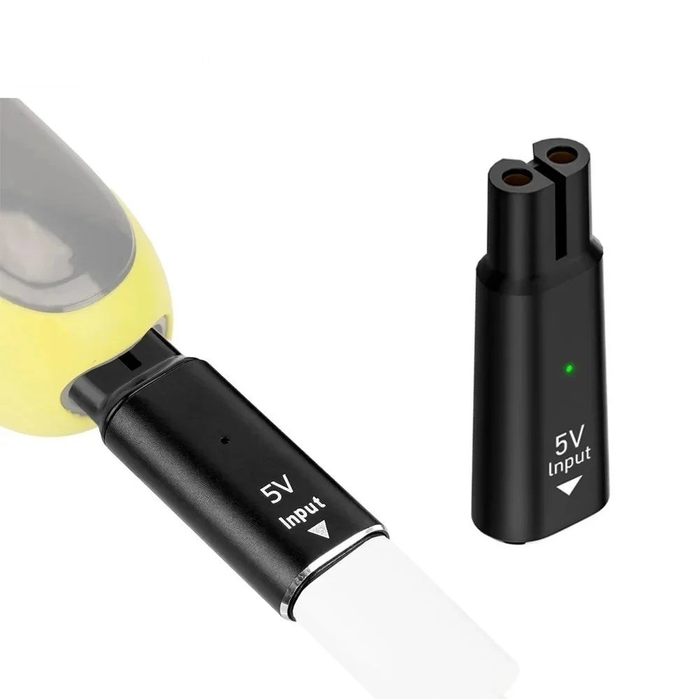 5V USB-C Shaver Charger Adapter for Philips Beard Trimmer Shaver Charger Adapter Qme