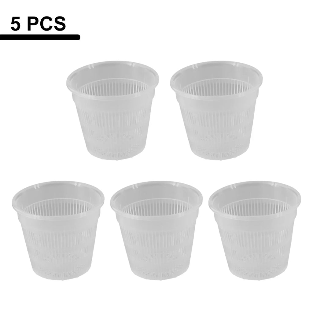 Clear Nursery Pots with Saucers | Orchid & Plant Pots Nursery Planter Pots Qme