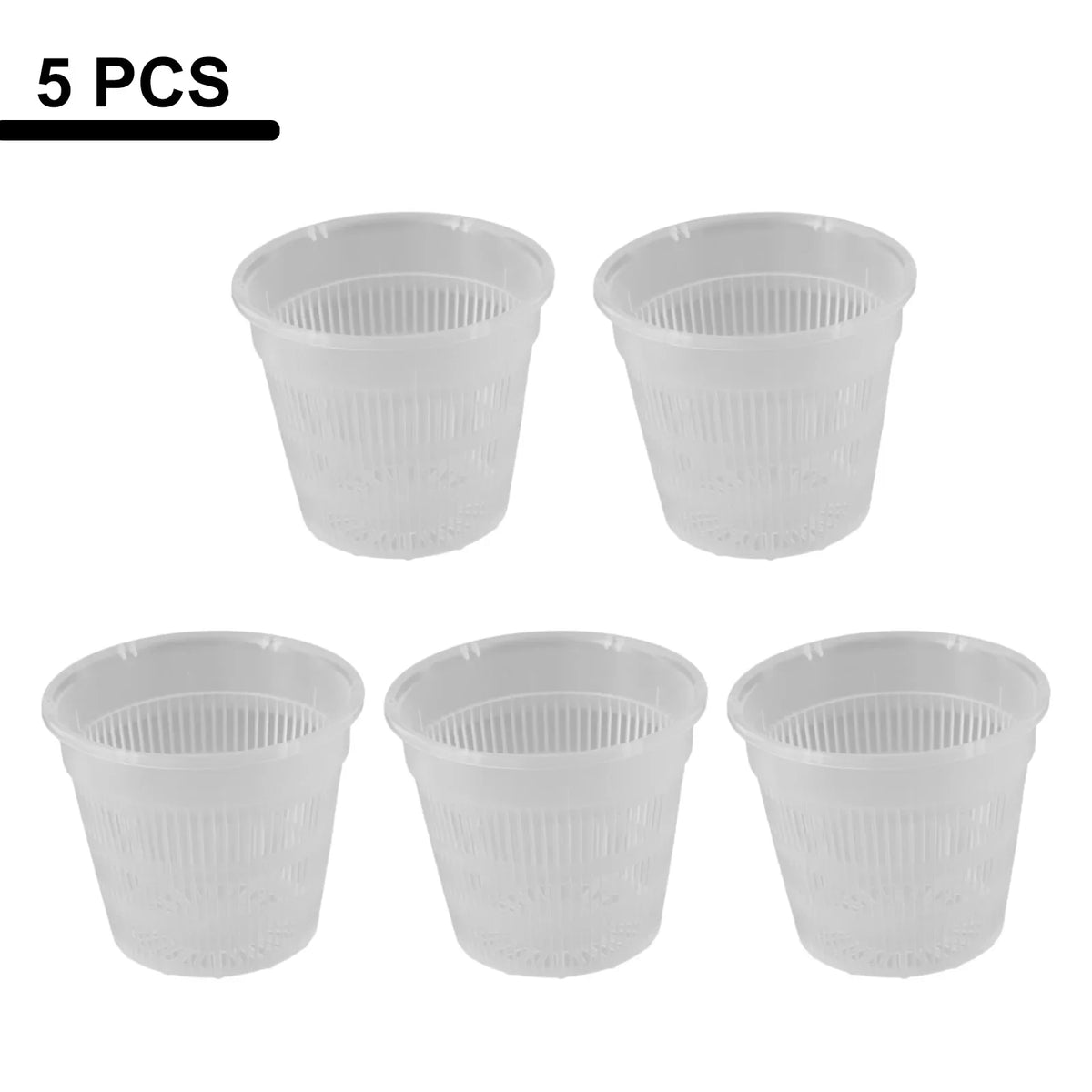 Clear Nursery Pots with Saucers | Orchid & Plant Pots Nursery Planter Pots Qme