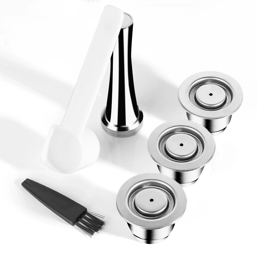 Reusable Stainless Steel Nespresso Pods – RECAFIMIL Capsules Reusable Coffee Pods Qst 3pods T