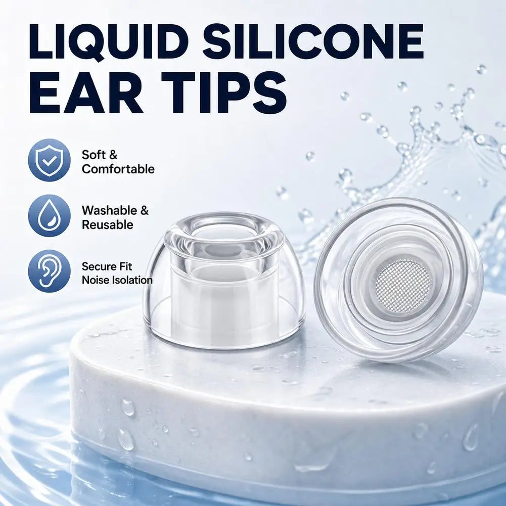 Silicone Ear Tips for AirPods Pro 3 | Replacement Earbuds Cap Earphone Accessories Qme