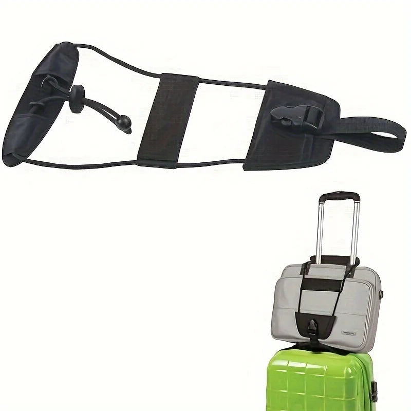 Adjustable Elastic Luggage Strap – Suitcase Tie-Down Securing Luggage Strap Qme