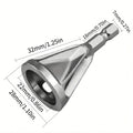 Metal Deburring Chamfering Tool – Fits Various Chuck Drills Deburring Chamfering Tool Qme 1pc