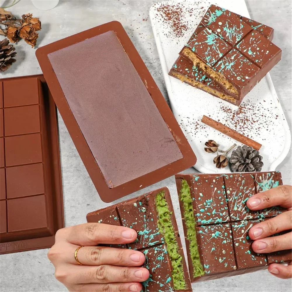 3D Silicone Break-Apart Chocolate & Biscuit Mold | DIY Baking Silicone Baking Mold Qme