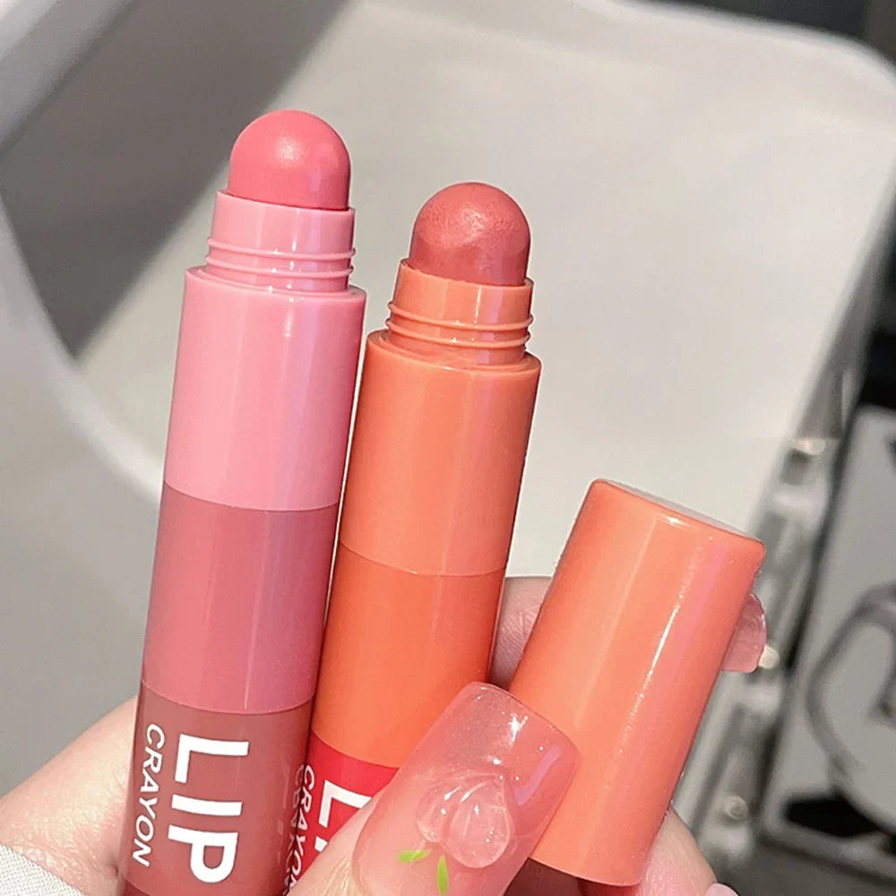 Velvet Matte Crayon Lipstick – Long-Wear Pink & Red Matte Crayon Lipstick Qme