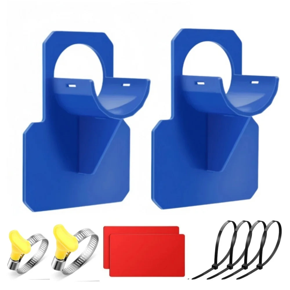 Swimming Pool Pipe Holder 30–37mm Hose Support Bracket Pool Hose Bracket Qme 2 Set Blue-B
